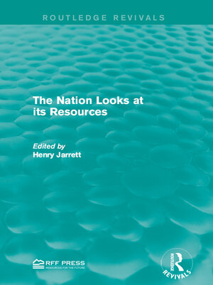cover image of The Nation Looks at its Resources